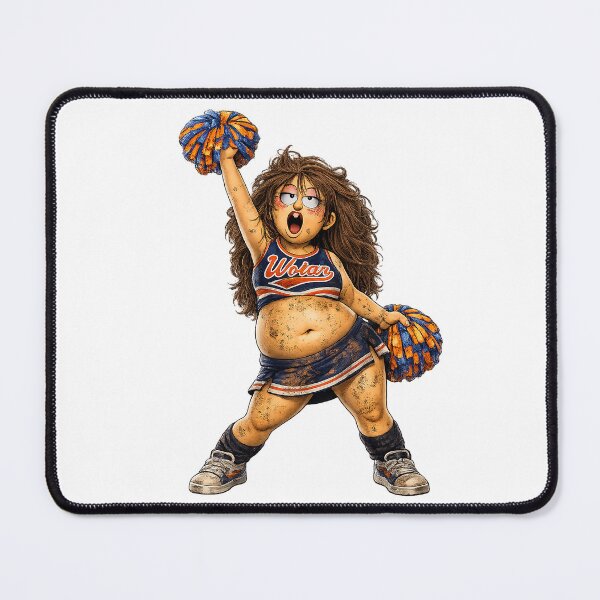 Item preview, Funny cheerleader Cartoon – Cheerleader Humor Design, Chimolle Character, Perfect Gift for Cheerleaders Fans designed and sold by WotanArt.