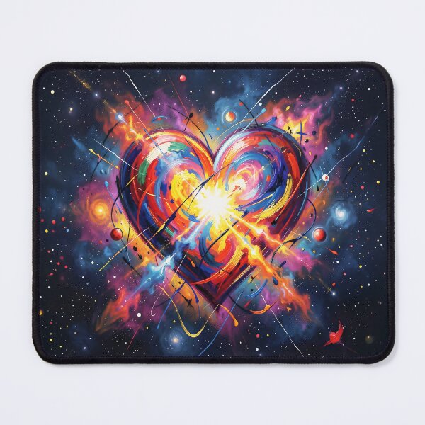 Item preview, Heart of the Universe: An Explosion of Abstract Cosmic Colors designed and sold by Marcu Ioachim.