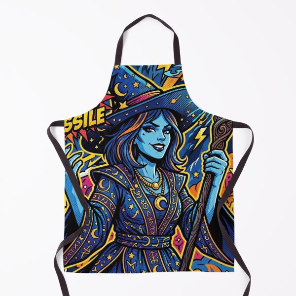 Item preview, Magical Witch Pop Art designed and sold by The King's general goods.