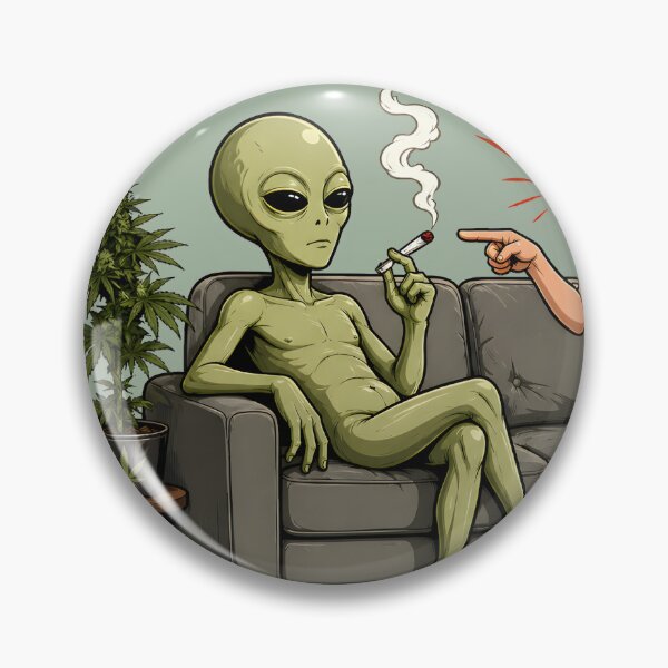 Item preview, Funny Stoner Buffering Alien Design – 420 Weed Humor “I’m On 420 Mode” designed and sold by WAUZ.