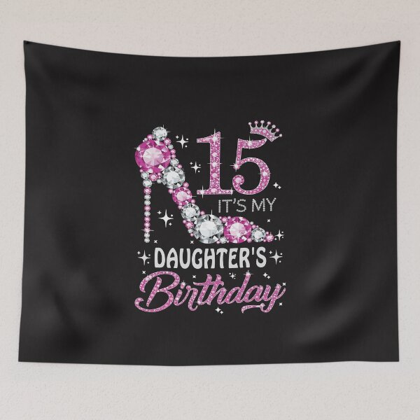 Item preview, 15 Its My Daughters Birthday Cute Girl 15th Birthday Party Gif designed and sold by kiralynstration.