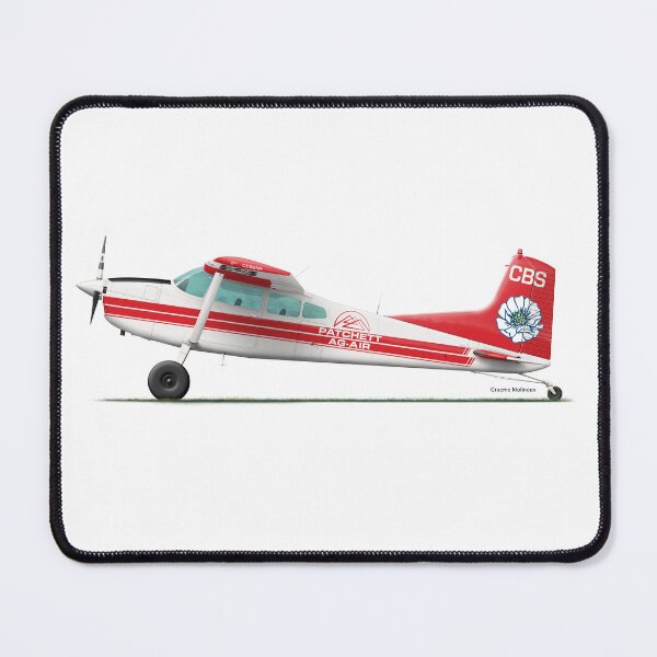 Item preview, CESSNA 185 SKYWAGON designed and sold by Grubby Fingers Aircraft Illustration.