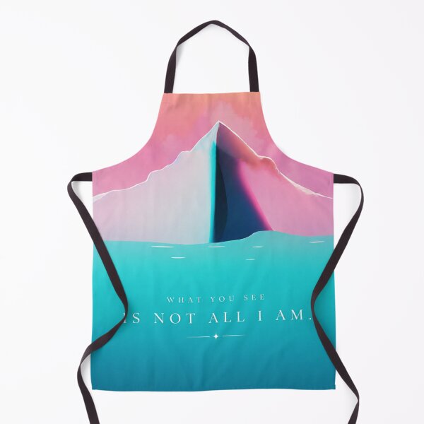 Item preview, What You See Is Not All I Am Quote | Deep Meaning Aesthetic Poster | Iceberg Metaphor Art designed and sold by NA-art725.
