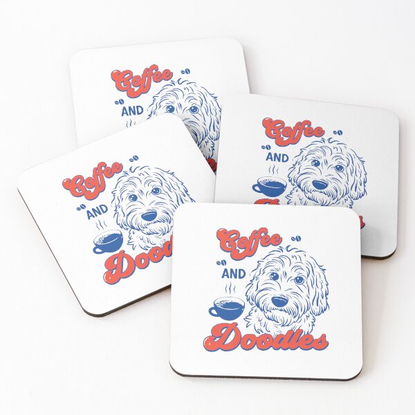 Item preview, Coffee and Doodles Funny Dog Lover Coffee Club Cute Doodle Gift designed and sold by kiralynstration.