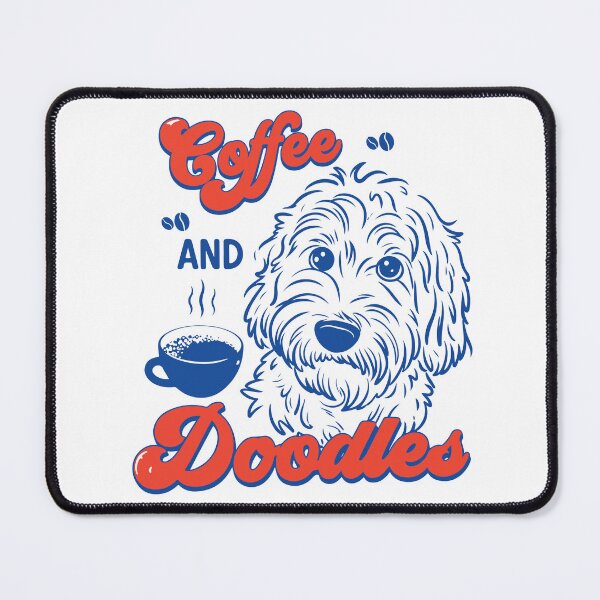 Item preview, Coffee and Doodles Funny Dog Lover Coffee Club Cute Doodle Gift designed and sold by kiralynstration.