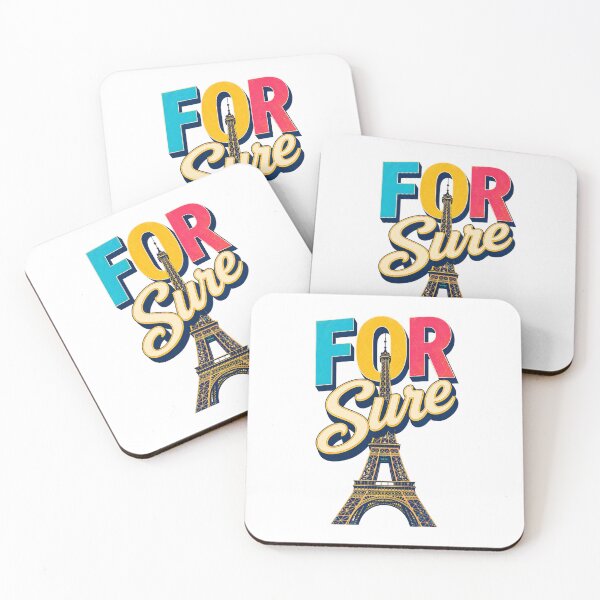 Item preview, FOR SUR – Eiffel Tower Typography Design designed and sold by Newthingzy.
