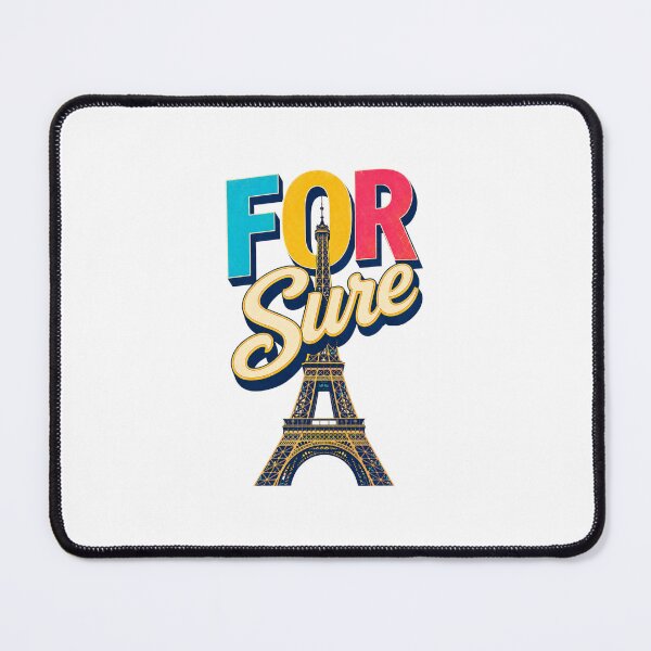 Item preview, FOR SUR – Eiffel Tower Typography Design designed and sold by Newthingzy.