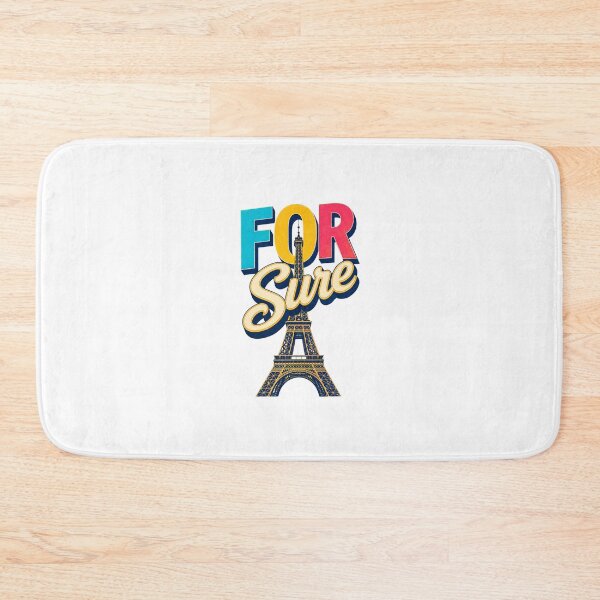 Item preview, FOR SUR – Eiffel Tower Typography Design designed and sold by Newthingzy.