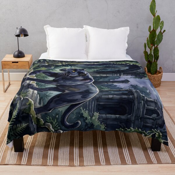 Item preview, Black Panther Stealth in Moonlit Jungle Ruins designed and sold by RubisLeaf.