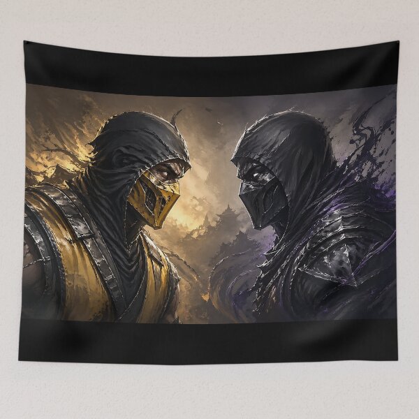 Item preview, Scorpion vs Noob Saibot Mortal Kombat Fanart designed and sold by bapupa.