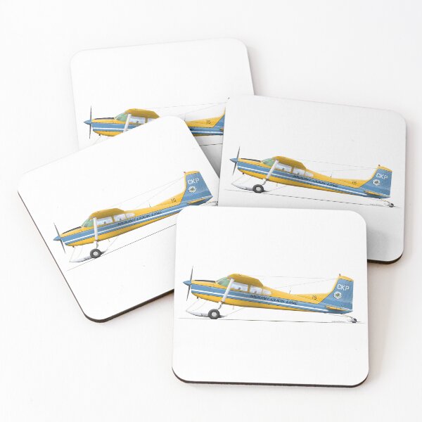 Item preview, CESSNA 185 SKYWAGON designed and sold by Grubby Fingers Aircraft Illustration.