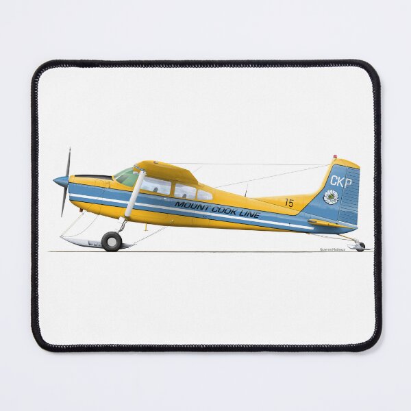 Item preview, CESSNA 185 SKYWAGON designed and sold by Grubby Fingers Aircraft Illustration.