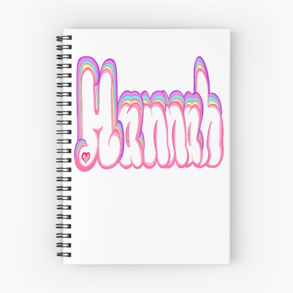 Item preview, Hannah Name in Kawaii  bubble letters woth Pastel colors - Cute popular girls first name  Personalized Custom Family names for women named Hannah  designed and sold by Artonmytee.
