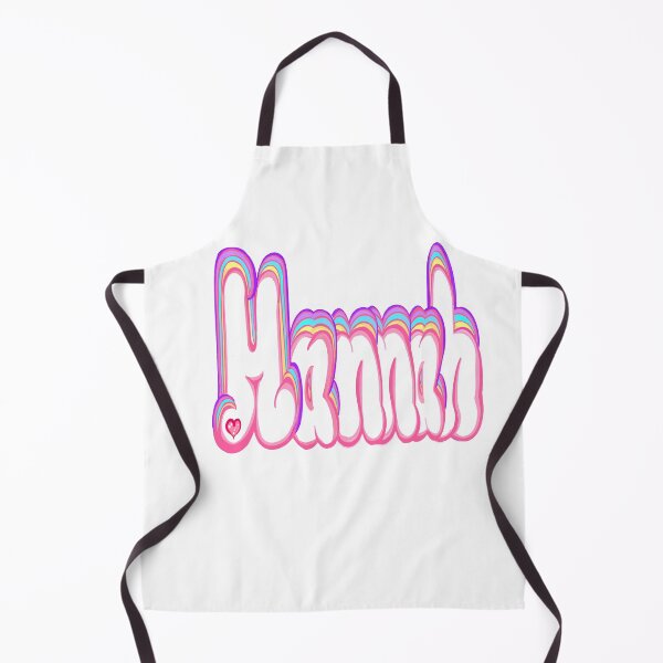 Item preview, Hannah Name in Kawaii bubble letters woth Pastel colors - Cute popular girls first name Personalized Custom Family names for women named Hannah designed and sold by Artonmytee.
