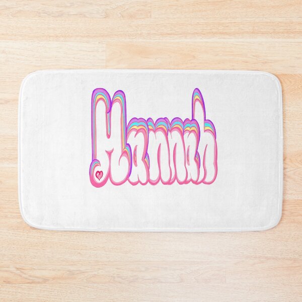 Item preview, Hannah Name in Kawaii  bubble letters woth Pastel colors - Cute popular girls first name  Personalized Custom Family names for women named Hannah  designed and sold by Artonmytee.