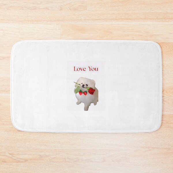 Item preview, CUTE PUPPY WITH ROSE  designed and sold by Brewgoodness.
