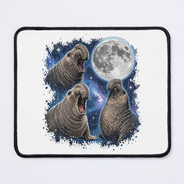 Item preview, Elephant Seal Galaxy Moon Wildlife Animal Lover Funny Seal Gift designed and sold by kiralynstration.