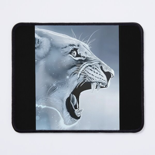 Item preview, Majestic Roaring Mountain Lion Digital Art - Wild Cougar Illustration designed and sold by haitrieuic96.