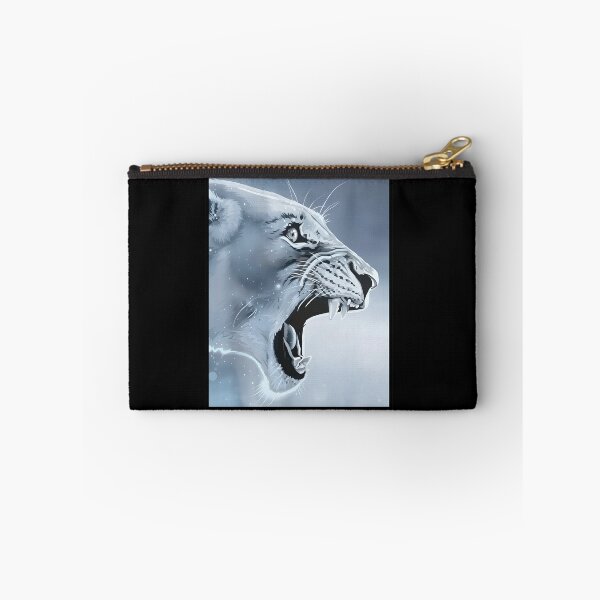 Item preview, Majestic Roaring Mountain Lion Digital Art - Wild Cougar Illustration designed and sold by haitrieuic96.
