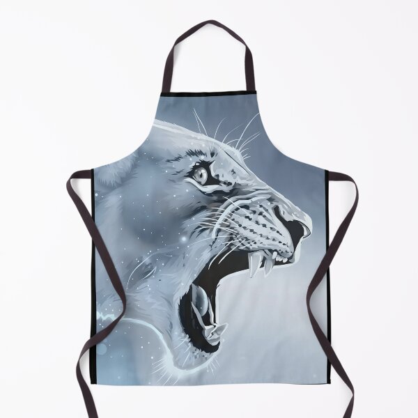Item preview, Majestic Roaring Mountain Lion Digital Art - Wild Cougar Illustration designed and sold by haitrieuic96.