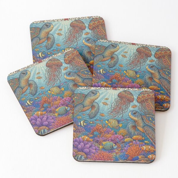 Item preview, Madhubani turtles designed and sold by andreisky.