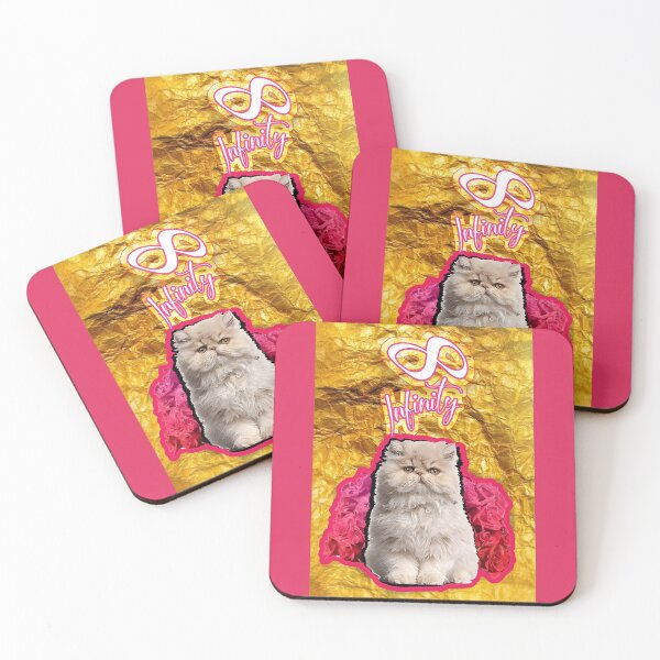 Item preview, Persian Cat and Red Roses (by ACCI) Lucky Number Infinity designed and sold by VanyssaGraphics.