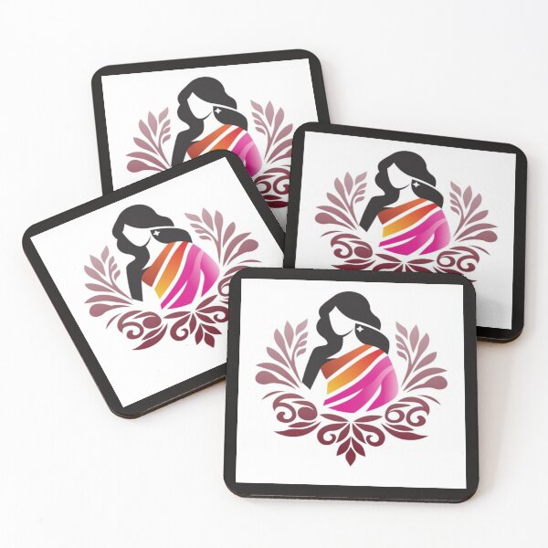 Item preview, Grace in Colorful Saree Drapes Artwork  designed and sold by NivyasArtistry.