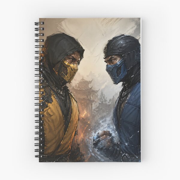 Artikelvorschau, Scorpion gegen Sub-Zero – Mortal Kombat Fanart entworfen und verkauft von bapupa.