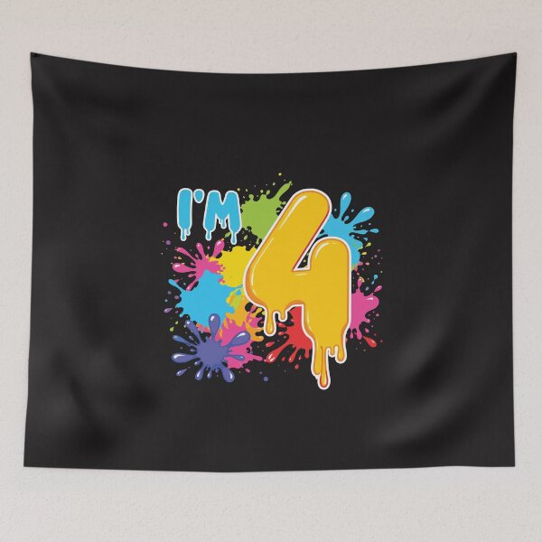 Item preview, 4th Birthday Slime Lover Im 4 Funny Kids Slime Party Gift designed and sold by kiralynstration.