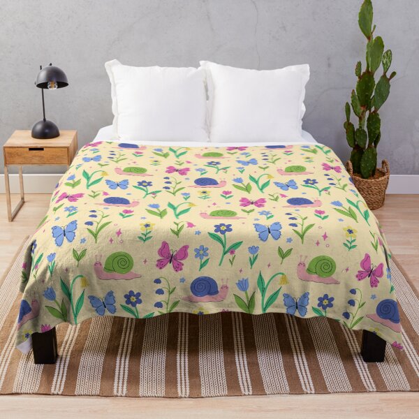 Item preview, cute snails, butterflies, and flowers designed and sold by burbura.