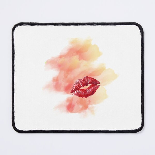 Item preview, Minimalist Lips Aesthetic T-Shirt – Abstract Feminine Art – Red Lips Design designed and sold by CalmMandala.