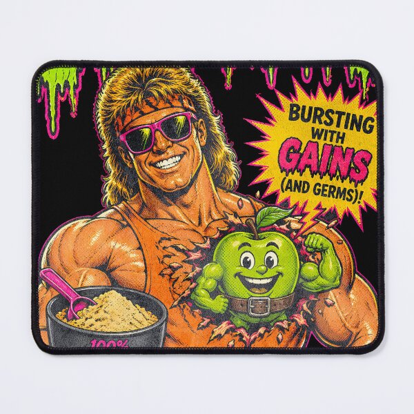 Item preview, Retro 90s Gross-out Bodybuilding Gym Rat designed and sold by Highwayman1975.