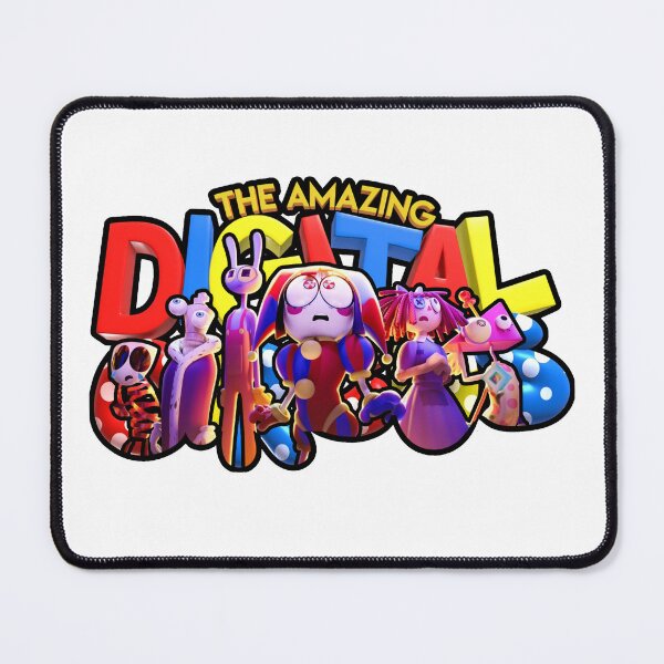 Item preview, THE AMAZING DIGITAL CIRCUS TITLE LOGO W POMNI JAX KINGER ETC (TADC) designed and sold by Python Designs .