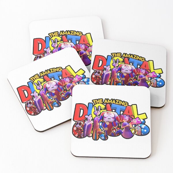 Item preview, THE AMAZING DIGITAL CIRCUS TITLE LOGO W POMNI JAX KINGER ETC (TADC) designed and sold by Python Designs .