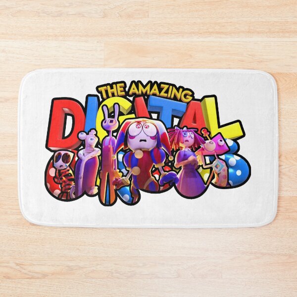 Item preview, THE AMAZING DIGITAL CIRCUS TITLE LOGO W POMNI JAX KINGER ETC (TADC) designed and sold by Python Designs .