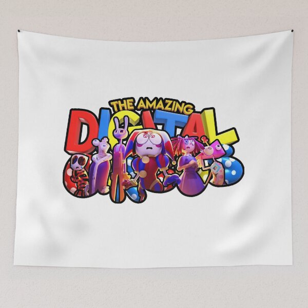 Item preview, THE AMAZING DIGITAL CIRCUS TITLE LOGO W POMNI JAX KINGER ETC (TADC) designed and sold by Python Designs .