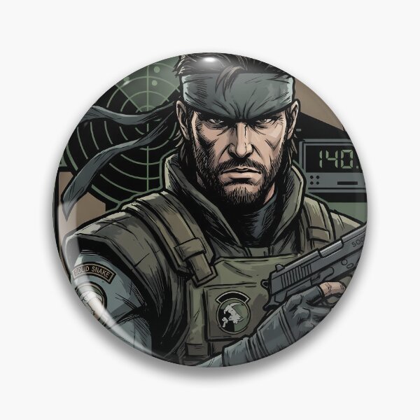 Item preview, Solid Snake Metal Gear Solid: Legendary Stealth Operative designed and sold by Senpaiwaves.