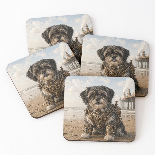 Item preview, Steampunk Shih Tzu Maltese Cross Shirt - Mechanical Shih Tzu Maltese Cross Art - Cute Shih Tzu designed and sold by Altered Art By Steve.