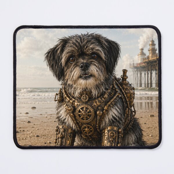 Item preview, Steampunk Shih Tzu Maltese Cross Shirt - Mechanical Shih Tzu Maltese Cross Art - Cute Shih Tzu designed and sold by Altered Art By Steve.