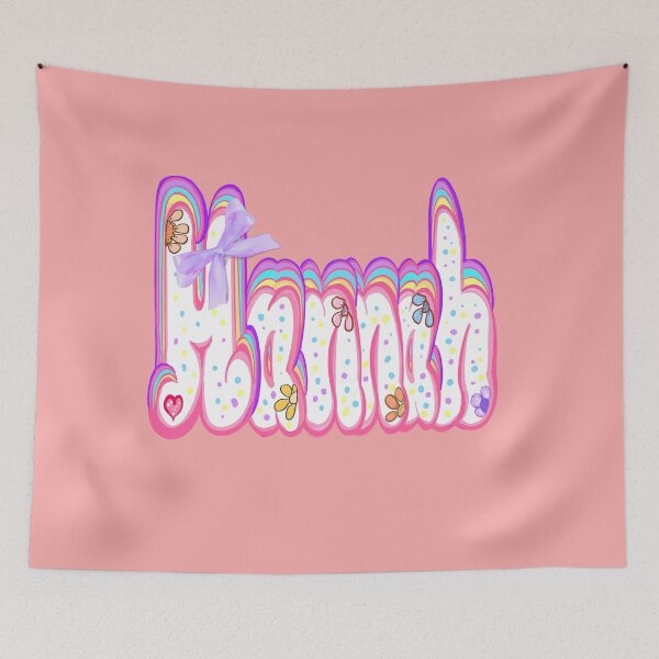 Item preview, Hannah Name with Kawaii Pastel Sprinkles and Bow - Cute popular girls first name  Personalized Custom Family names for women named Hannah  designed and sold by Artonmytee.