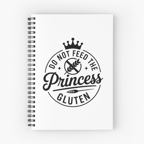 Item preview, Elegant Gluten Free Princess Badge | Do Not Feed The Princess Gluten | Funny Celiac Gift designed and sold by Lina Caro.