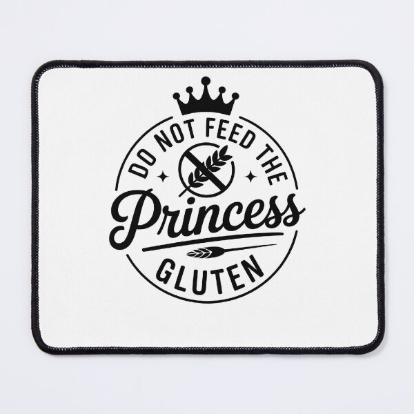 Item preview, Elegant Gluten Free Princess Badge | Do Not Feed The Princess Gluten | Funny Celiac Gift designed and sold by Lina Caro.