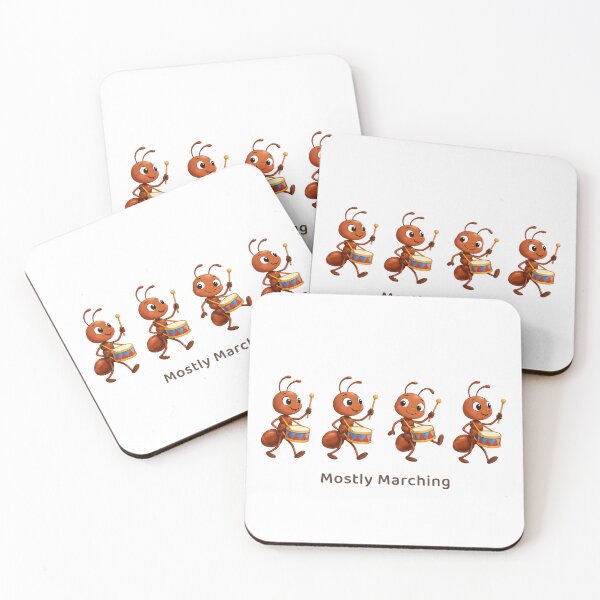Item preview, Mostly Marching – Whimsical Marching Ant Kids T-Shirt Design designed and sold by FunscapeHQ.