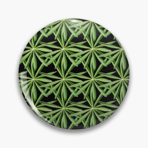 Item preview, The Geometry of Nature - A Close-up of a Lupine Leaf as a Pattern designed and sold by MarionsArt.
