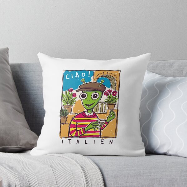 Item preview, Italien Alien Tourist Sipping Espresso in Italy designed and sold by sXe-art.