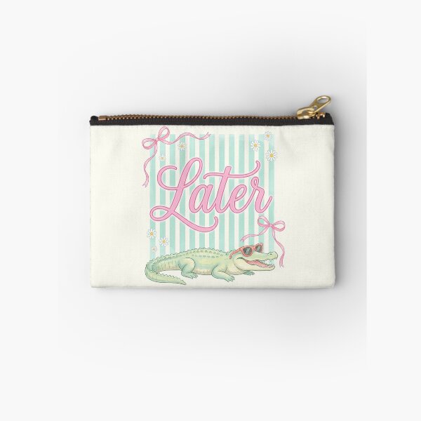 Item preview, Later Gator — Whimsical Script & Alligator Art designed and sold by FrescoDesign.