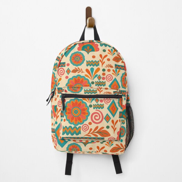 Item preview, Vibrant Bohemian Folk Floral Pattern designed and sold by DreamyLayer.