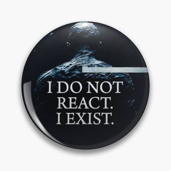 Item preview, UNMOVABLE - Raw Human Character Stoic Quote Minimalist Art designed and sold by MarioZ137.