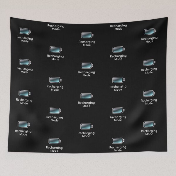Item preview, Recharging Mode Minimalist Battery Wellness Art designed and sold by artlife4.
