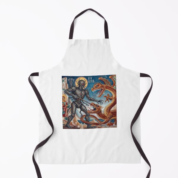 Item preview, Byzantine Cyber Knight vs Dragon designed and sold by FlatlineArtCo.